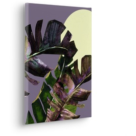 KOMAR Keilrahmenbild im Echtholzrahmen - Moon Shades - Größe 30 x 40 cm - Wandbild, Kunstdruck, Wanddekoration, Design, Wohnzimmer, Schlafzimmer