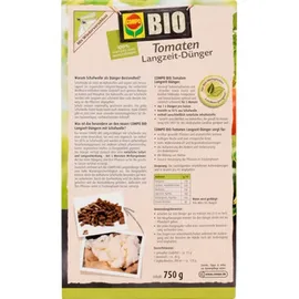 Compo Bio Tomaten Langzeit-Dünger mit Schafwolle 750 g
