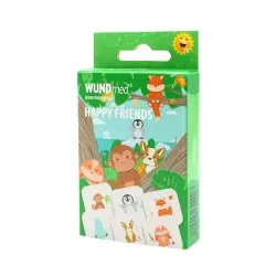 WUNDmed® Kinderpflaster Happy Friends, 38 x 38 mm 02-117 , 1 Packung = 10 Stück
