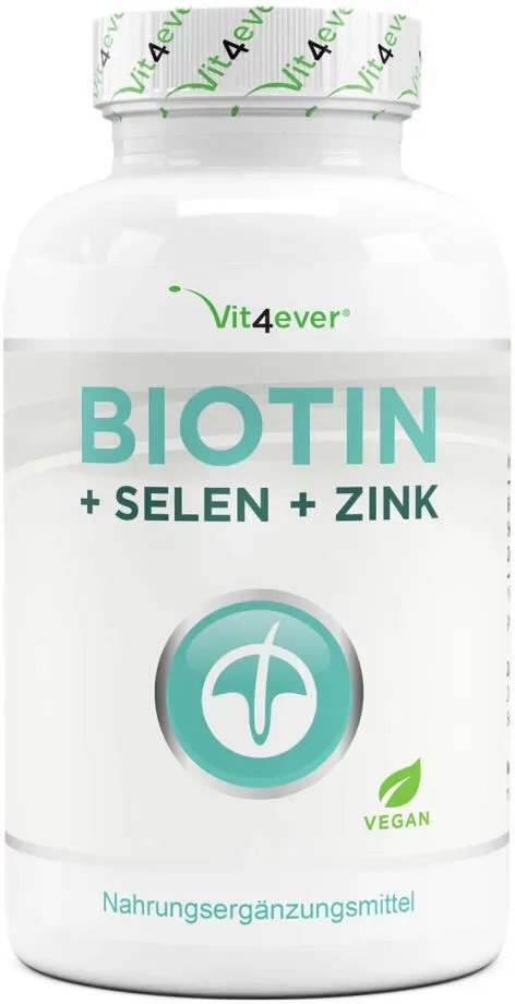 Biotin + Selen + Zink - 365 Tabletten