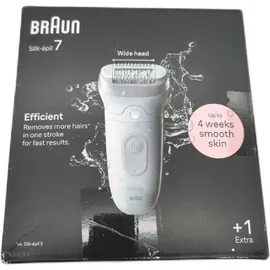 Braun Silk-épil 7 7-011 Weiß/Silber
