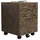 VCM Rollcontainer Beistellcontainer mit zwei Schubladen Maße ca. H. 55 x B. 40 x T. 44 cm Bürocontainer abschließbar - Baula M