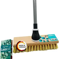 Peggy Perfect Schrubber Bodenschrubber Holz mit Teleskopstiel