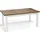 WFL GROUP Moderner Ausziehtisch 160 x 75 x 90 cm braun