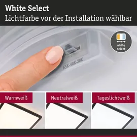 Paulmann LED Panel Atria Shine 1 eckig 298x298mm 15,7W 2100lm 3000 - 6500K schwarz