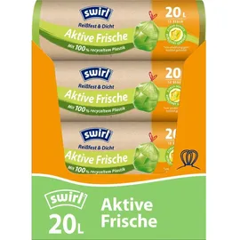 Swirl Müllbeutel 20 L grün, 12 Stück