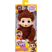 Little Live Pets Baby Monkey 19 cm Braun