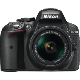 Nikon D5300 schwarz + AF-P DX 18-55mm VR