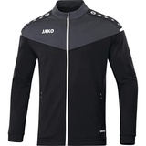 Jako Kinder Polyesterjacke Champ 2.0, schwarz/anthrazit, 116,