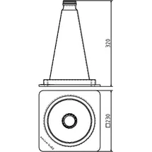Schake Leitkegel 32 cm Gelb
