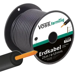 25m Hochspannungs-Erdkabel mit Kupferleiter, flexibel