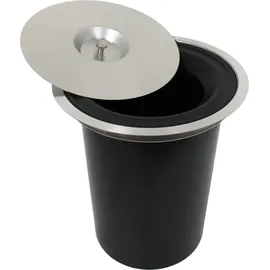 Wesco Arbeitsplatten-Abfall-System Ergo-Master - Edelstahl, 13 Liter
