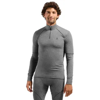 Odlo Turtle Neck Active X Langarm-baselayer - Odlo Steel Grey Melange - S
