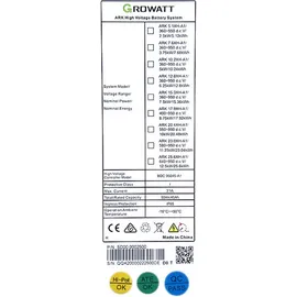 Growatt SPH10000TL3-BH-UP Hybrid Wechselrichter 15,3 kWh