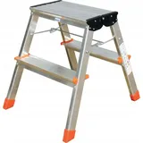 Krause Doppelleiter Klapptrittleiter 2 Stufen