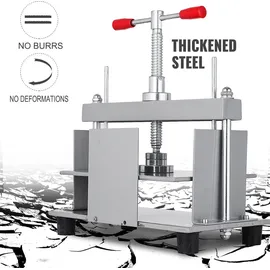 Vevor Manuelle Papierpresse, 305 x 220 mm für Papier im A4-Format, Flachpresse, 10 cm Dicker Stahlrahmen, manuelle Flachpapierpresse, Buchpresse zur Papierherstellung