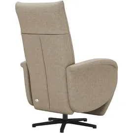 sit&more TV-Sessel Glendale Polyester 75 x 112 x 82 cm Braun mit Aufstehhilfe, 2 Motoren und Akku