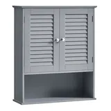VASAGLE Hängeschrank 20 x 60 x 70 cm grau