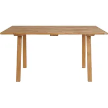 OTTO products Esstisch »Alessja«, Breite 130 oder 150 cm, Eiche Massivholz mit veganem Bio-Öl behandelt