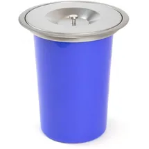 Emuca Einbauabfall-Recyclingbehälter Rycycle 7L Edelstahl Kunststoff silber