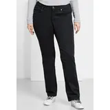sheego Stretch-Hose Schwarz 48