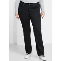 sheego Stretch-Hose Schwarz 48