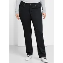 sheego Stretch-Hose Schwarz 48