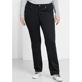 sheego Stretch-Hose Schwarz 48