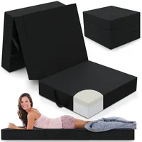 Bestschlaf Premium Visco Gästematratze, 15 cm Memory-Foam Klappmatratze, 3-teilige Faltmatratze 1 St