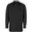 Businesshemd Luxor modern fit Global Kent Herren Gr 42 Normaler Arm schwarz 100 Baumwolle Hemden