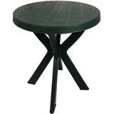 Mojawo Bistrotisch Kunststoff Ø70xH72cm Don Grün RUND Balkontisch Gartentisch Terrassentisch Wetterfest
