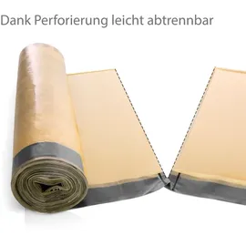 BigDean Gelber Sack Mülleimer 60L + 10 Rollen Gelber Sack – luftdichte gelbe Sack Tonne Germany