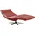 KAWOLA Relaxliege LETICIA Leder 0 x 0 x 0 cm rot mit Akku