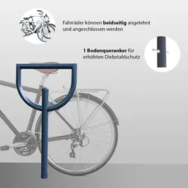 Trutzholm Fahrradständer 5 x Anlehnbügel 118 x 56 cm Ø 60 mm