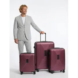 Redolz Essentials 14 Koffer-Set 3-tlg. rot/aubergine metallic