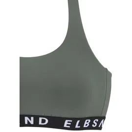 ELBSAND Bustier-Bikini Damen oliv Gr.40 Cup A/B