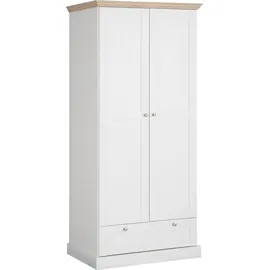 OTTO home Jugendzimmer-Set OTTO HOME "Hamar-Binz", grau, Schlafzimmermöbel-Sets, Polsterbett und Kleiderschrank