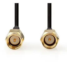 Nedis Antennenkabel SMA-Stecker/SMA-Stecker 5 m Schwarz