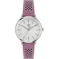 Quarzuhr ADIDAS ORIGINALS "CODE ONE SMALL", rosa (altrosa), Armbanduhren, Damen, Armbanduhr, Damenuhr, Silikonarmband