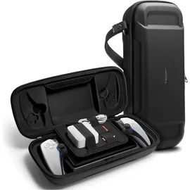SPIGEN Rugged Armor Pro Hülle Kompatibel mit Playstation Portal Remote Player Tasche - Schwarz