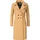 Navahoo Damen Mantel in Wollmantel-Optik langer Trenchcoat mit Reverskragen Wooly Camel Gr. XXL - XXL