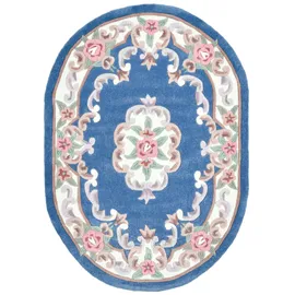 THEKO Ming Handtuftteppich 190 x 290 cm Blau