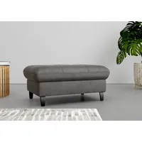 sit&more Stauraumhocker Maggiore 102 x 48 x 67 cm Polyester Grau
