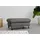 sit&more Stauraumhocker Maggiore 102 x 48 x 67 cm Polyester Grau
