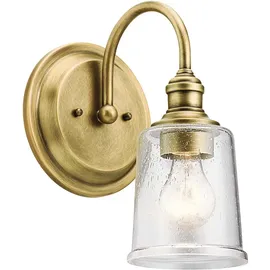 Kichler Wandleuchte H 29,2cm 1 Flammig 17,5x29,2cm Messing