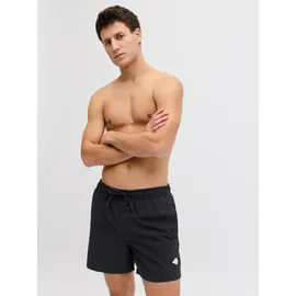 JACK & JONES Badeshorts JPSTMAUI TROPIC SOLID Schwarz XXL