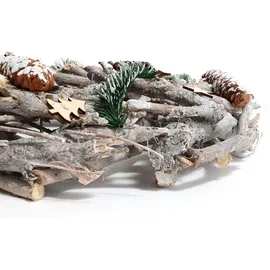 MCW Adventskranz XXL Rund ohne Kerzen Und Halterungen
