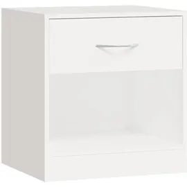 vidaXL Nachtschrank 2-teilig 4200 x 30,5 x 38 cm Weiß