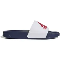 adidas Shower Adilette Cloud White / Better Scarlet / Victory Blue 48 2/3