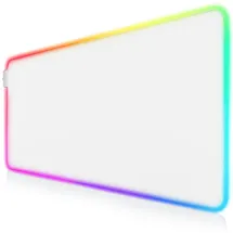 Titanwolf - RGB Gaming Mauspad - LED Schreibtischunterlage - 900x400 mm Übergröße - XXL Mousepad - LED Multi Color - 11 Beleuchtungs-Modi